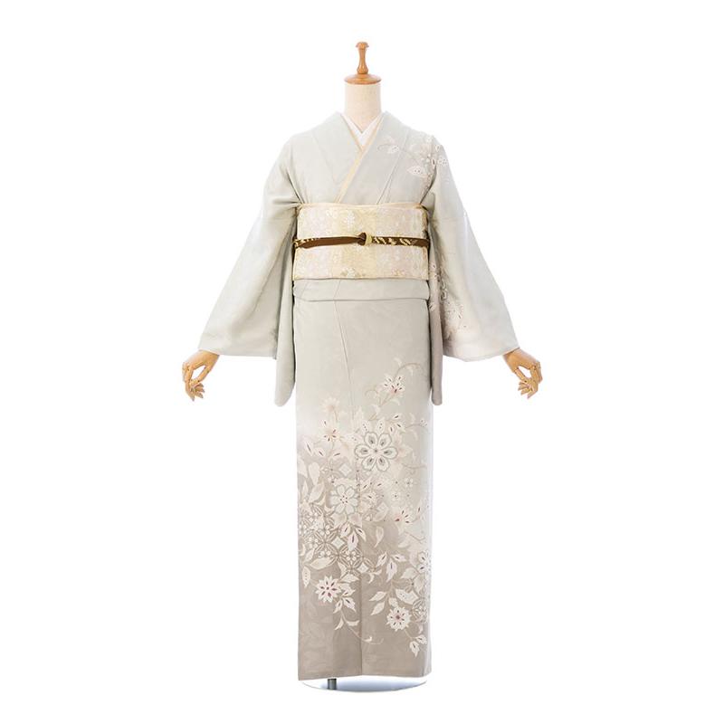 レンタル着物|訪問着|正絹|155〜168cm|訪問着フルセット(グリーン系