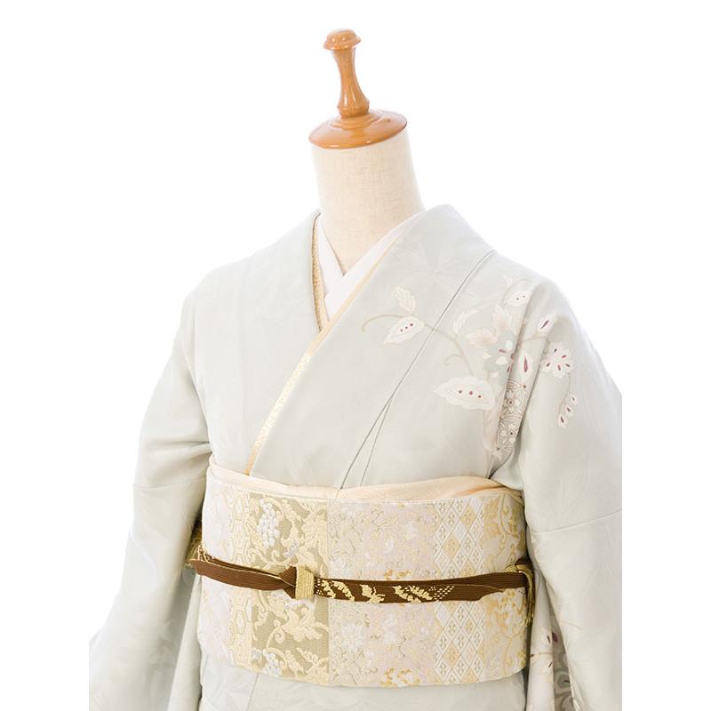 レンタル着物|訪問着|正絹|155〜168cm|訪問着フルセット(グリーン系