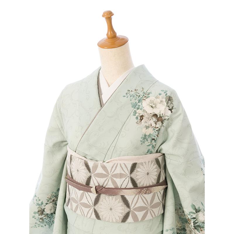 レンタル着物|訪問着|153〜165cm|訪問着フルセット(ブルー系)|訪問着