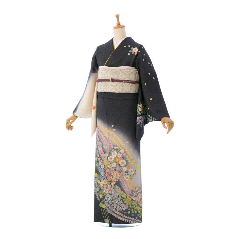 レンタル】正絹|レンタル着物|おしゃれ着物|トール|160〜170cm|訪問着