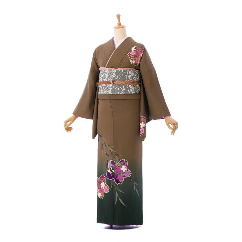 レンタル】正絹|レンタル着物|おしゃれ着物|スモール|150〜160cm|訪問