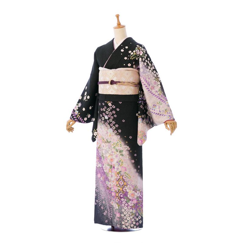 レンタル】正絹|レンタル着物|おしゃれ着物|トール|160〜170cm|訪問着