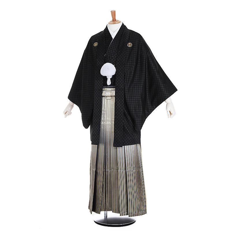 袴着(男性)値下げ15000円→5000円 SV54-6-1 男性袴12点フルセット 和装レンタル 成人式 卒業式 格安
