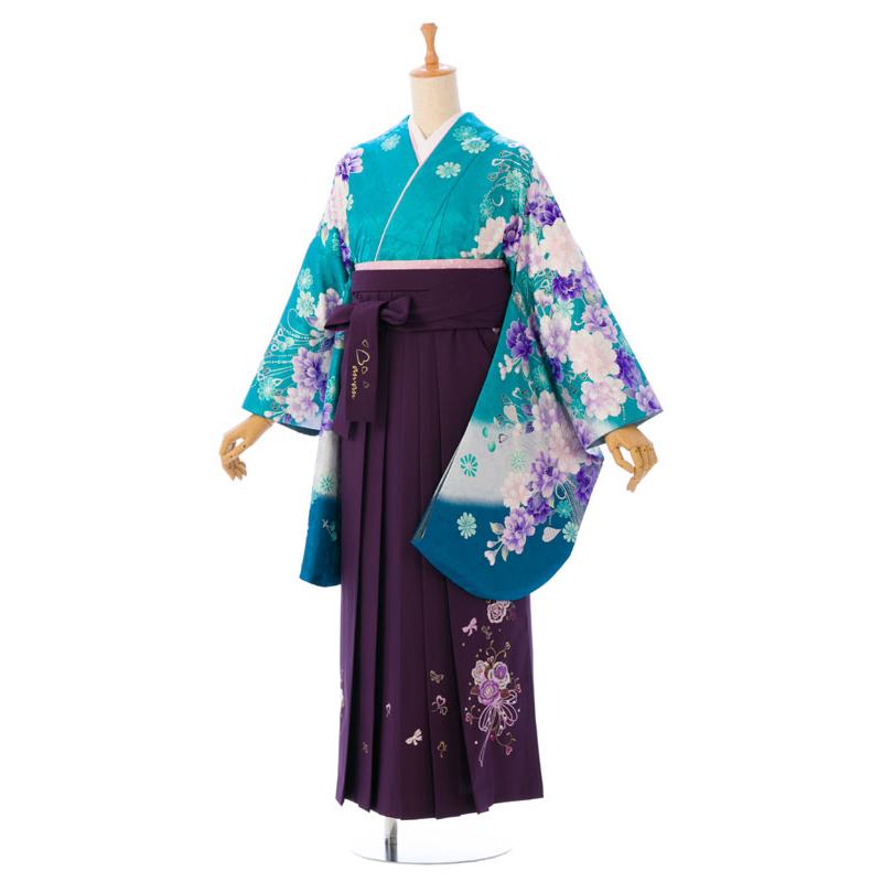 袴セットレンタル 158〜163cm 卒業式袴セット(緑系)|卒業袴(普通サイズ