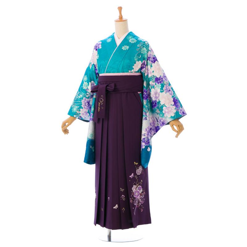 袴セットレンタル 158〜163cm 卒業式袴セット(緑系)|卒業袴(普通サイズ