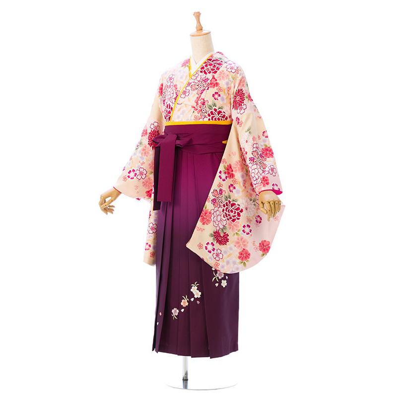 レンタル袴 148〜153cm 卒業式袴セット 卒業袴 普通サイズ 先生用 E