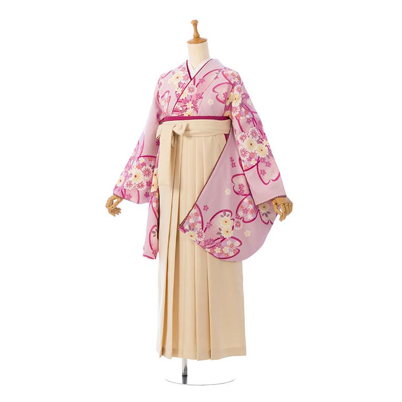 レンタル着物|卒業袴|163〜168cm|卒業式袴セットレンタル(ピンク系