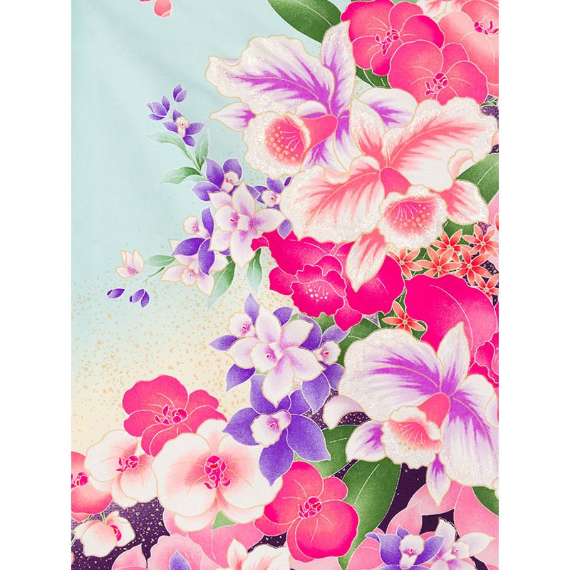 卒業袴 レンタル 卒業式 袴 女の子 袴レンタル 水色地 矢絣 無料小物一式つき 往復送料無料 R1100 E H033 24 7 Hag1100 E きものレンタル Yahoo 店 通販 Yahoo ショッピング