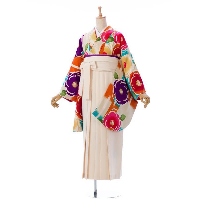 レンタル袴 着物 153〜158cm 卒業袴セットレンタル JAPANSTYLE 女袴 普通サイズ R0128A_H157-24-3