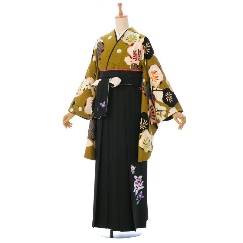 玉城ティナ×紅一点|163〜168cm|卒業式袴セット(金茶系)|卒業袴(普通サイズ) HELC08A＿HDLC08A（2.6）の画像