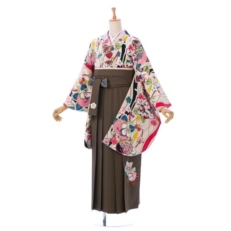 卒業式袴レンタル|163〜168cm|卒業袴レンタル(裄長) 九重ブランド(ピンク系)HAGC23A（26）