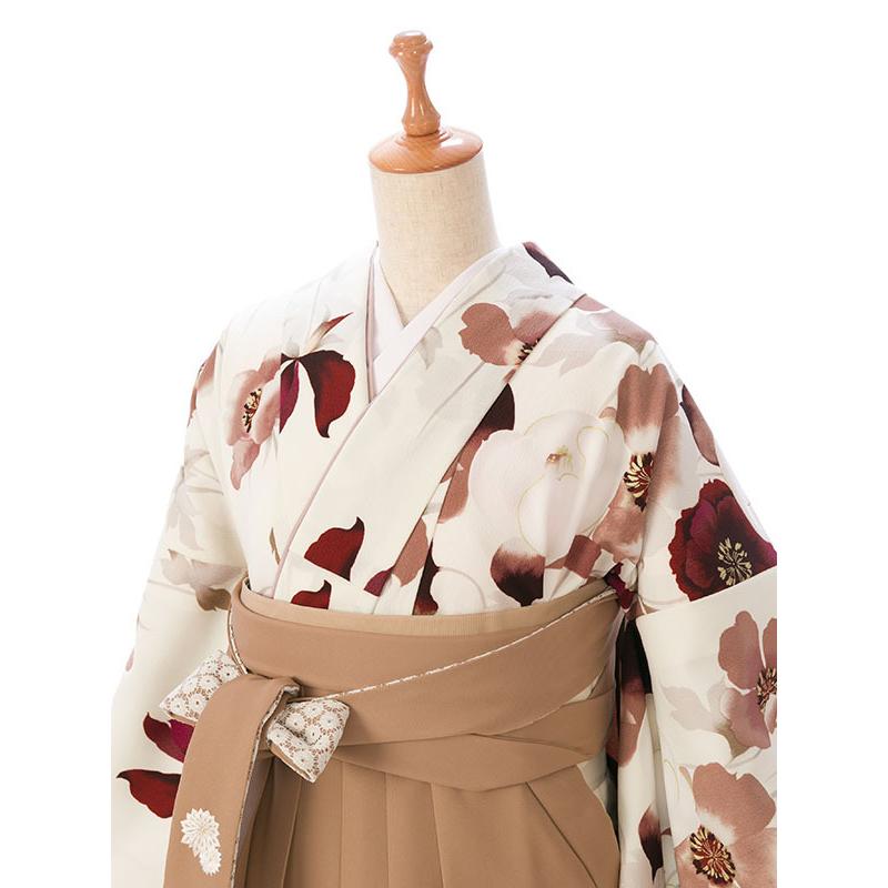 JAPAN STYLE×中村里砂|148〜153cm|卒業式袴レンタル(白系)|卒業袴(普通サイズ)HELC82A_HDLC82A (2.3)の画像