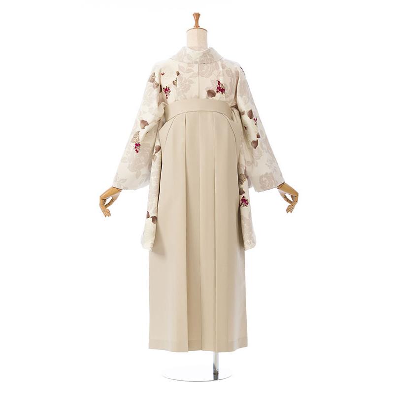 JAPAN STYLE×中村里砂|158〜163cm 卒業式袴セットレンタル(ベージュ系)|普通サイズ HELC83A_HDLC83A (2.5)の画像