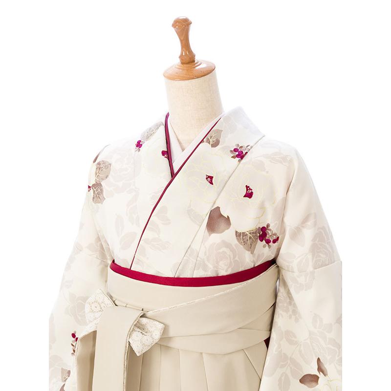 JAPAN STYLE×中村里砂|158〜163cm 卒業式袴セットレンタル(ベージュ系)|普通サイズ HELC83A_HDLC83A (2.5)の画像