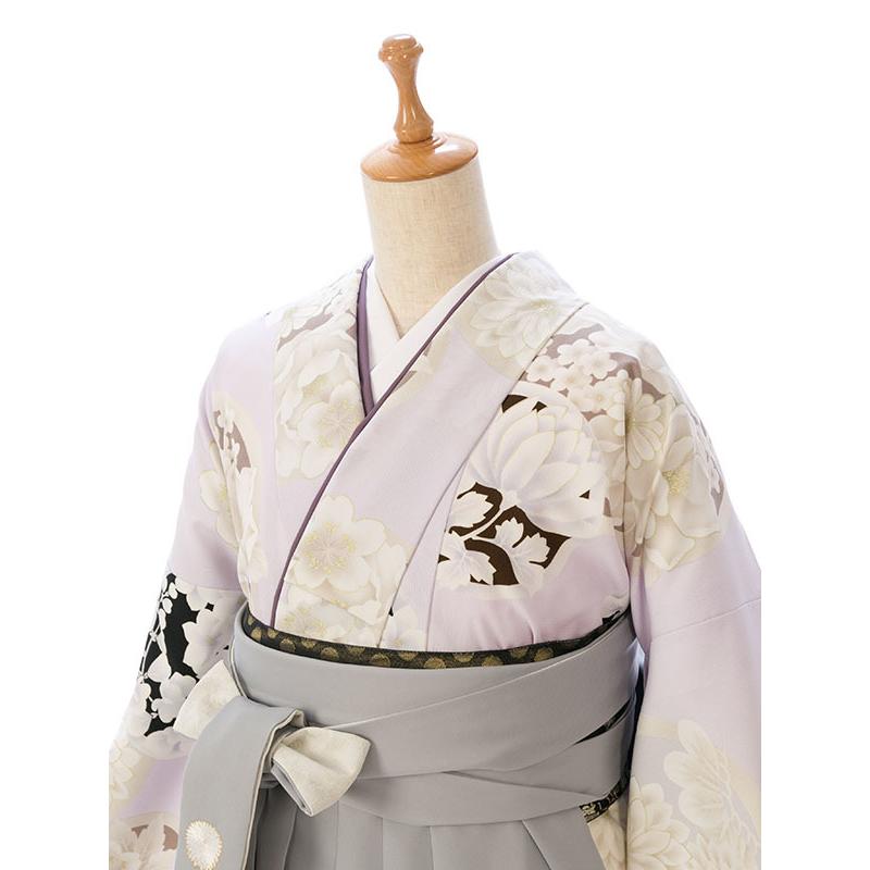 玉城ティナ×紅一点|158〜163cm 袴レンタル|卒業式袴セット(パープル系)| HELC87A_HDLC87A (2.5)の画像