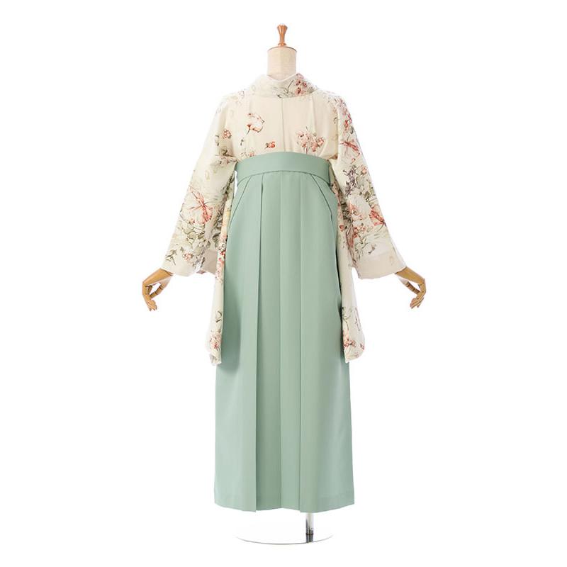 SUGAR KEI|158〜163cm ボタニカル柄 卒業式袴レンタル(白系)|普通サイズ HELC91A_HDLC91A (2.5)の画像