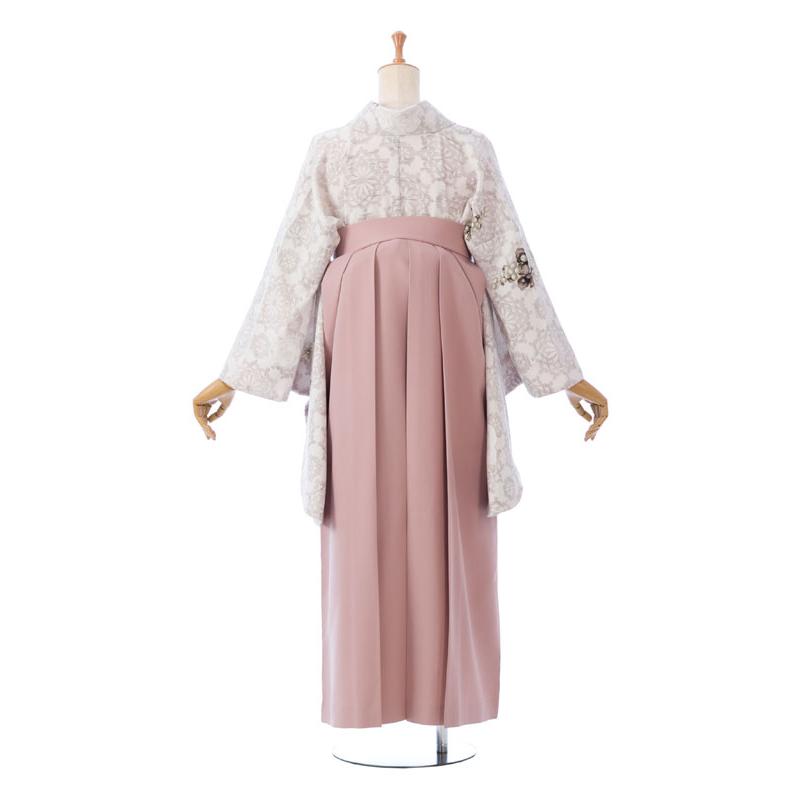JAPAN STYLE×中村里砂|153〜157cm 卒業式袴セットレンタル(白系)|卒業袴(普通サイズ)大学生 HAGD06Aの画像