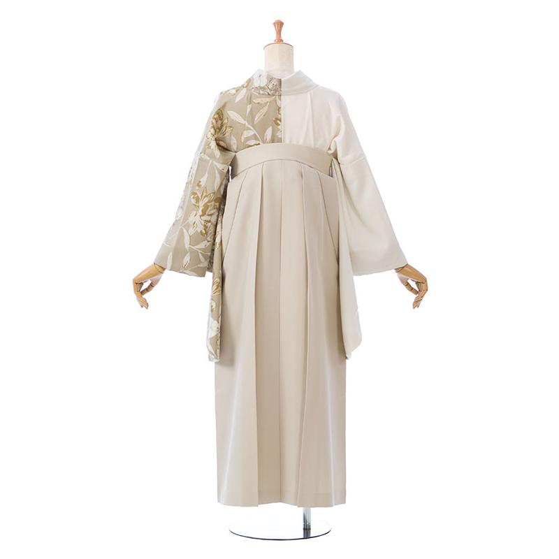 玉城ティナ|153〜157cm|卒業式袴セットレンタル(白色系)|卒業袴(普通サイズ)HAGD09Aの画像