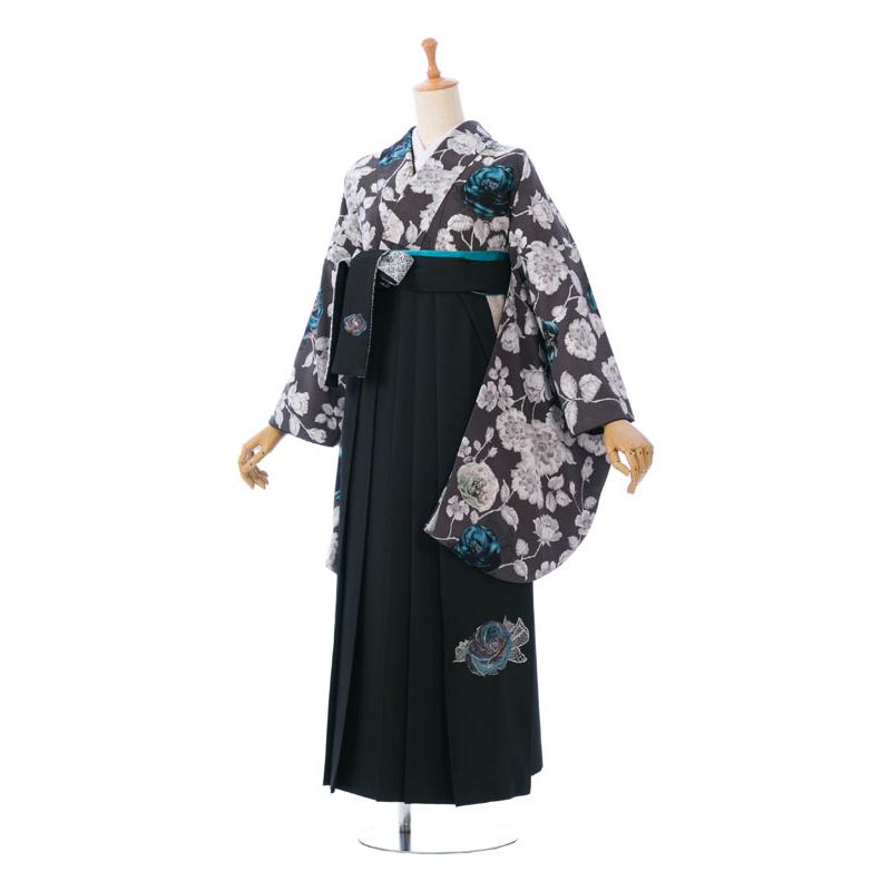 玉城ティナ|153〜157cm|卒業式袴フルセット(グレー系)|卒業袴(普通サイズ)HAGD10Aの画像