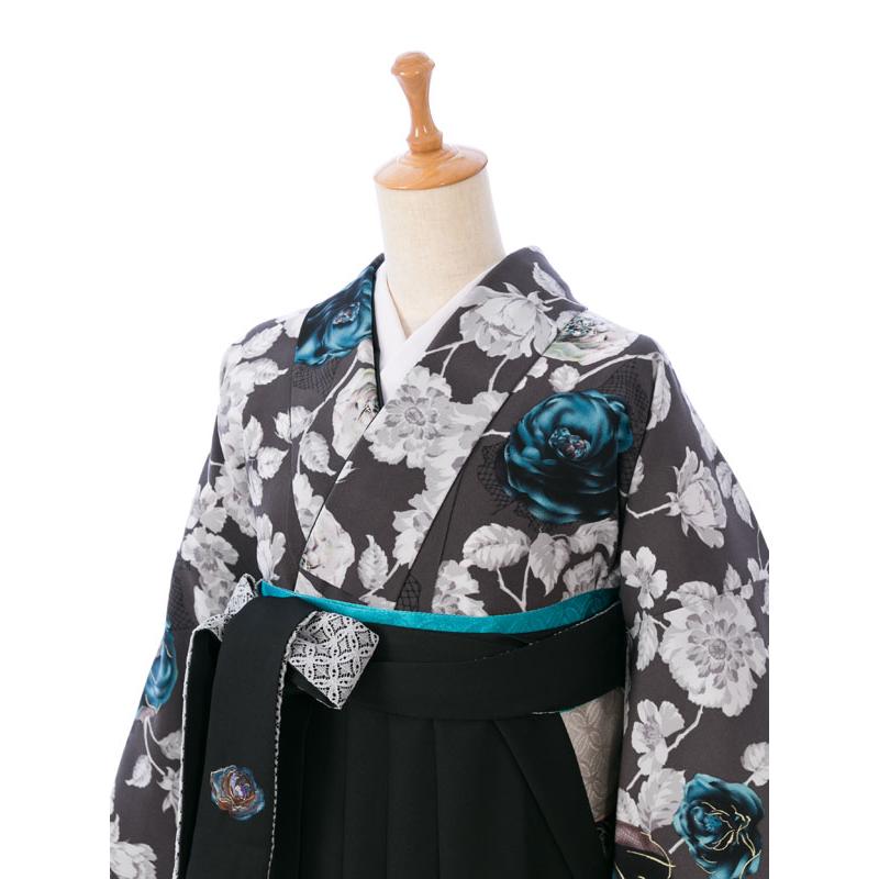 玉城ティナ|153〜157cm|卒業式袴フルセット(グレー系)|卒業袴(普通サイズ)HAGD10Aの画像