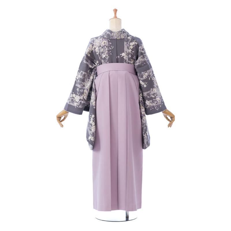 Kami Shibai|153〜157cm|卒業式袴セットレンタル(グレー系)|卒業袴(普通サイズ)HAGD20A_2