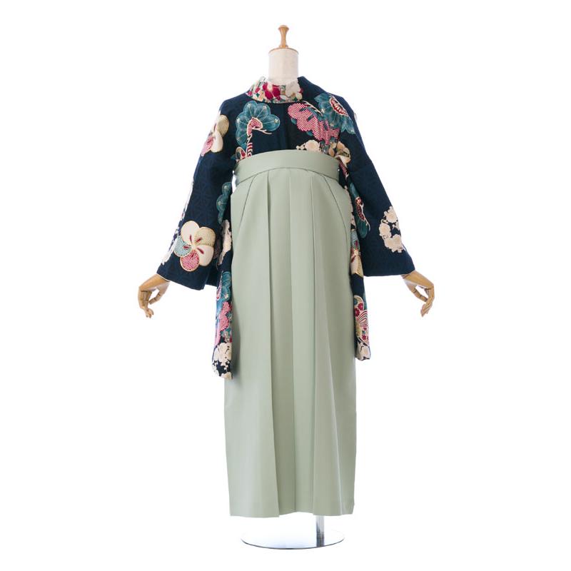 九重|卒業袴|153〜157cm|卒業式袴セットレンタル(ブルー)|卒業袴(普通サイズ)HAGD21Aの画像