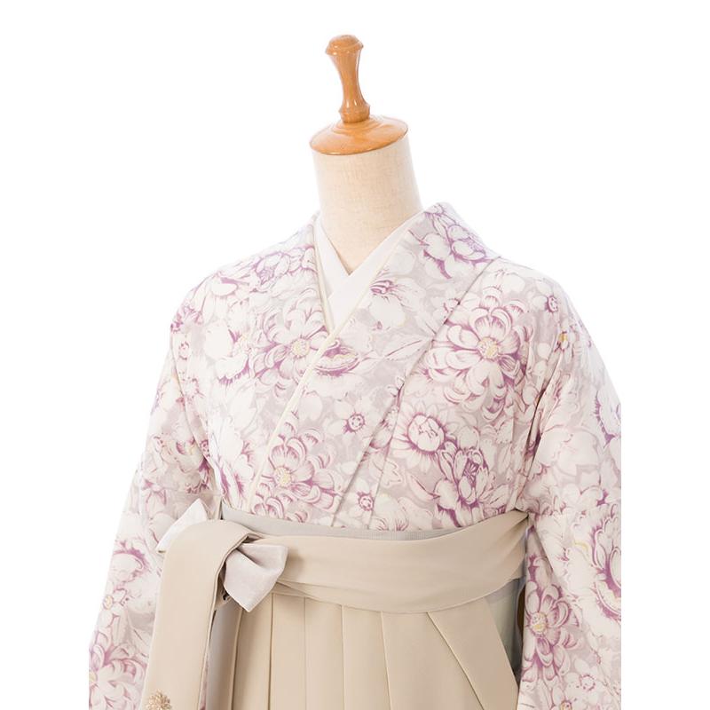 レンタル着物|卒業袴|中村里砂|裄長|163〜168cm|卒業式袴セットレンタル(ピンク系)|卒業袴(普通サイズ)HAGD41Aの画像