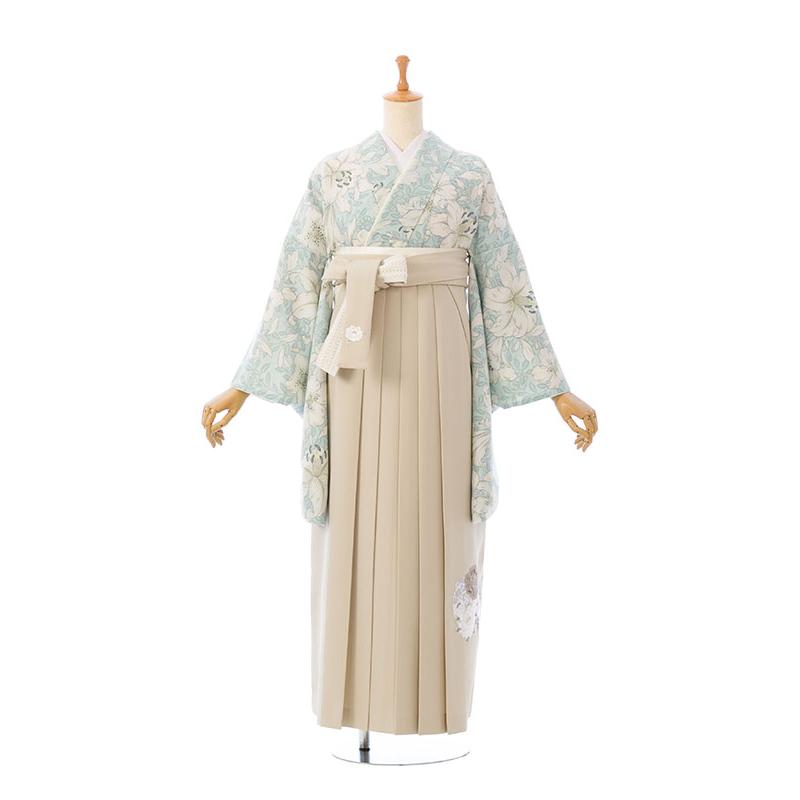 レンタル着物|卒業袴|玉城ティナ|裄長|163〜168cm|卒業式袴セットレンタル(ブルー系)|卒業袴(普通サイズ)HAGD49Aの画像