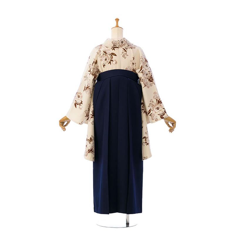 レンタル着物|卒業袴|Heather|158〜162cm|卒業式袴セットレンタル(白系)|卒業袴(普通サイズ)HELD95A_HDLD95Aの画像