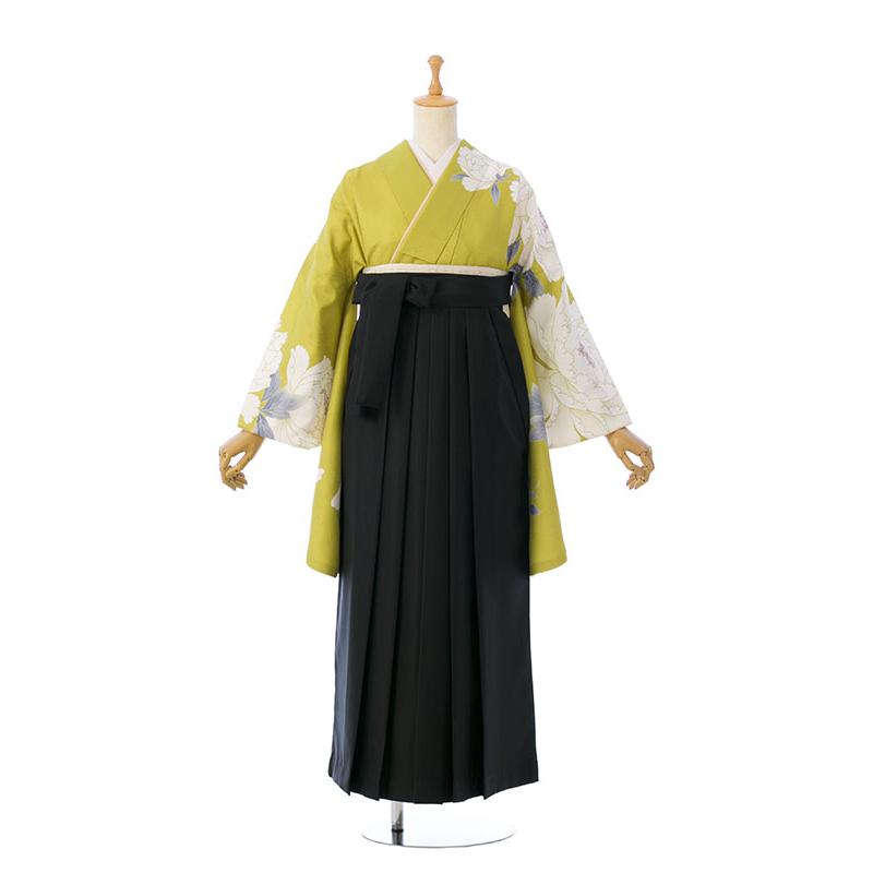 レンタル着物|卒業袴|158〜162cm|卒業式袴セットレンタル(黄色系)|卒業 