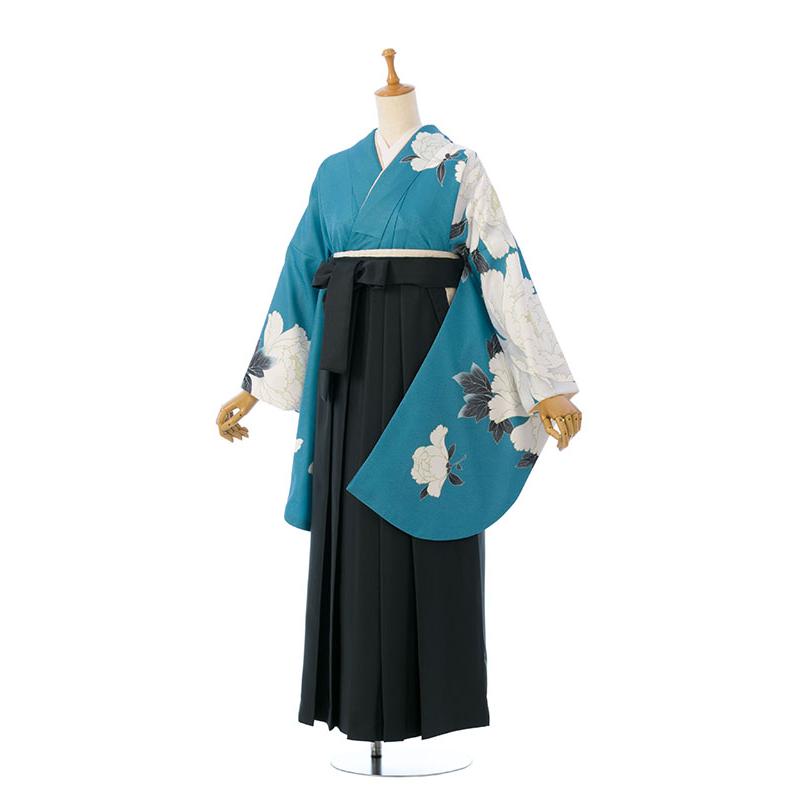 レンタル着物|卒業袴|158〜162cm|卒業式袴セットレンタル(青系)|卒業袴