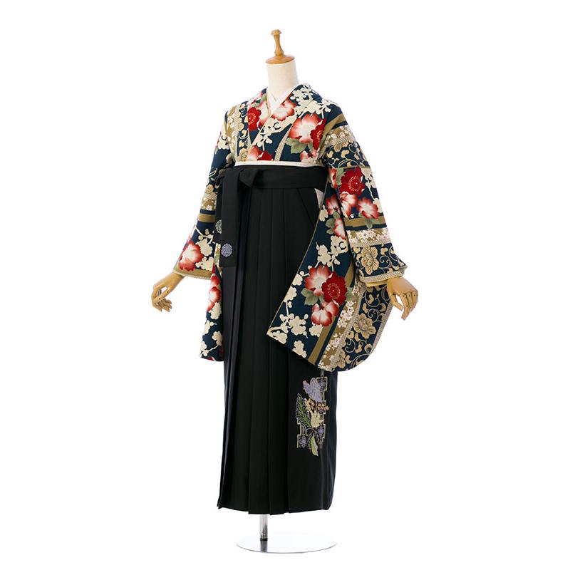レンタル着物|卒業袴|詩羽|158〜163cm|卒業式袴セットレンタル(緑系