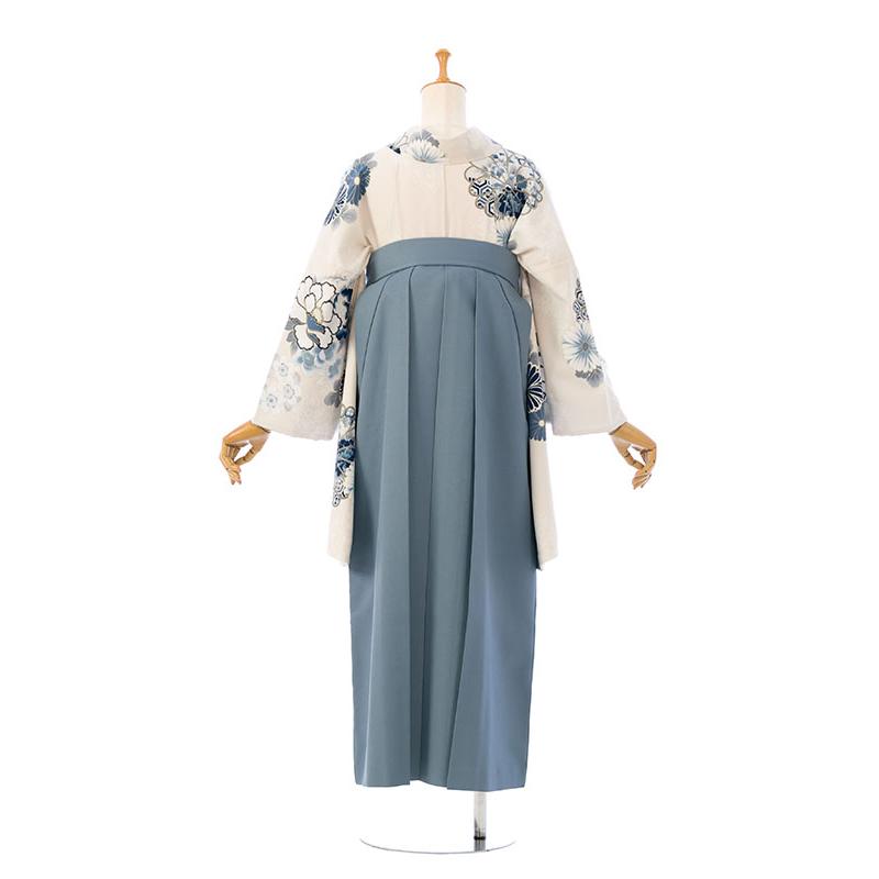 レンタル着物|卒業袴|KANSAI|153〜158cm|卒業式袴セットレンタル(白系)|卒業袴(普通サイズ)HELE36A_HDLE36Aの画像