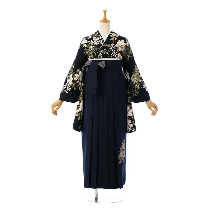 卒業式　袴セット⑬ KYOETSU（京越） 袴セット ガールズ 【豪華安心袴4点セット】 卒業式