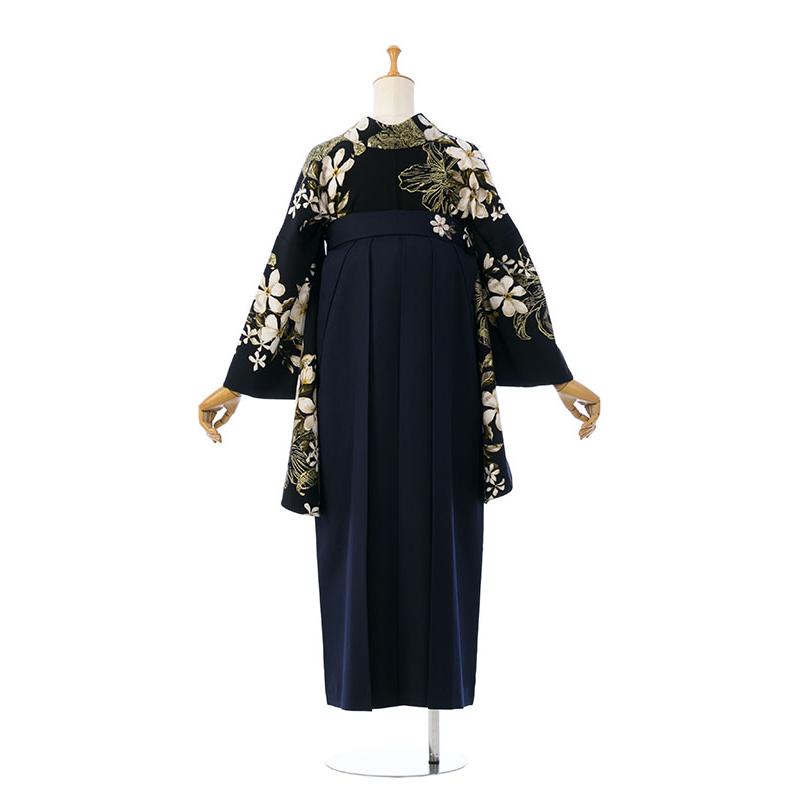 レンタル着物|卒業袴|SUGAR KEI|153〜158cm|卒業式袴セットレンタル(青系)|卒業袴(普通サイズ)HELE37A_HDLE37Aの画像