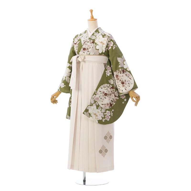 レンタル着物|卒業袴|KANSAI|158〜163cm|卒業式袴セットレンタル(緑系