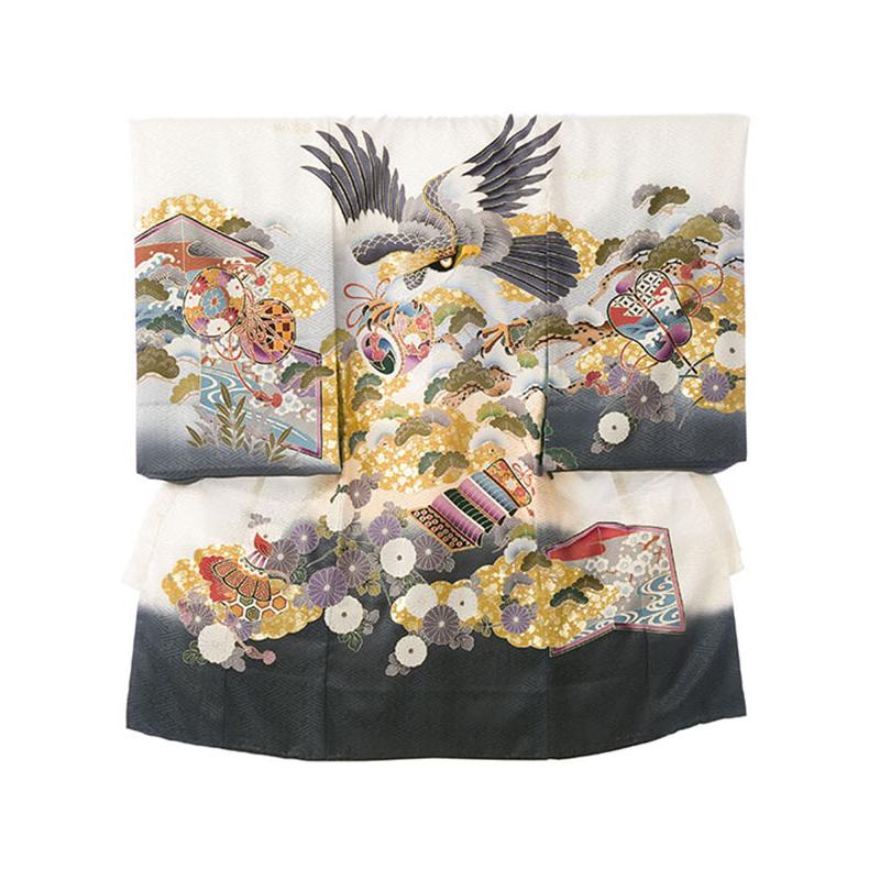 訳有り 少難あり】 振袖 お買上 お仕立上がり 単品 渋緑色地牡丹ひった