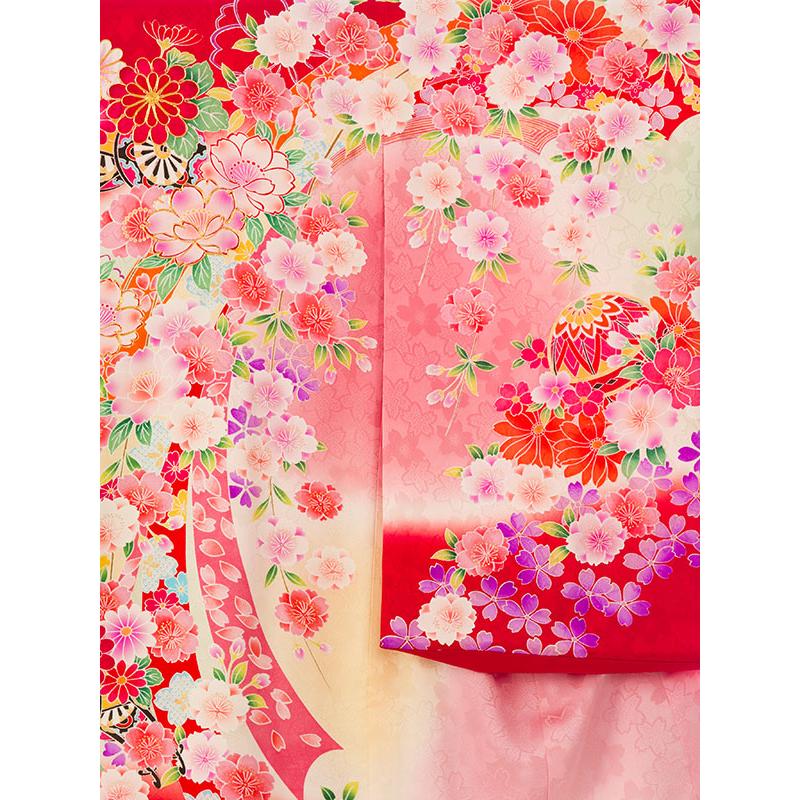 e-5n101 ぼかし地 金駒刺繍〔産着レンタル〕着物レンタル 祝着レンタル〔お宮参り〕簡単着せ方マニュアル 産着 赤ちゃん 着物 女の子用 |  | 02
