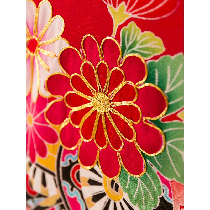 e-5n101 ぼかし地 金駒刺繍〔産着レンタル〕着物レンタル 祝着レンタル〔お宮参り〕簡単着せ方マニュアル 産着 赤ちゃん 着物 女の子用 |  | 06