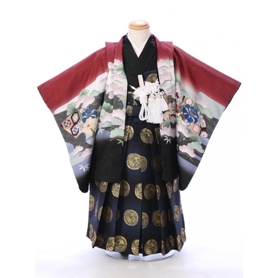 411ag11◎七五三 七歳 女児 着物&袋帯&長襦袢 総柄モダン◎状態良好