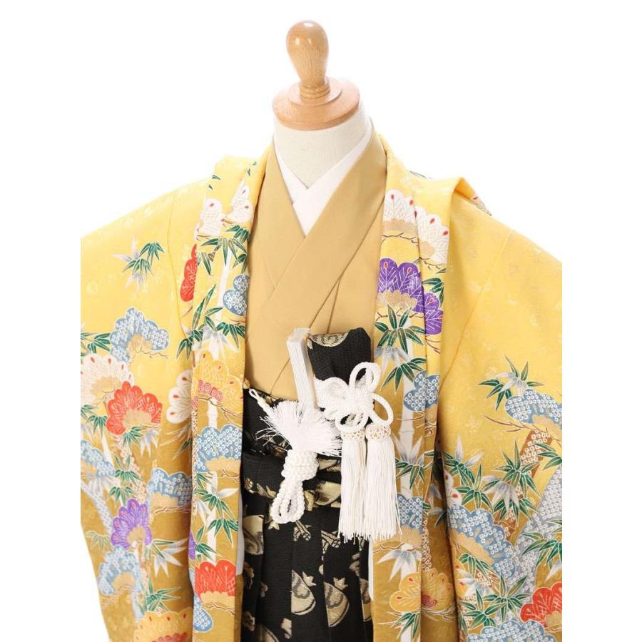 着物 3歳 鳳凰柄の七五三着物レンタルフルセット（イエロー系