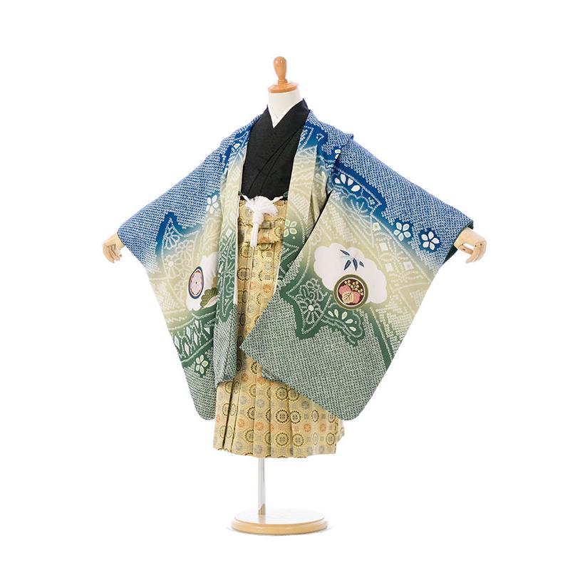 訳あり|レンタル着物|110〜120cm|5歳男|陽気な天使|七五三着物レンタル