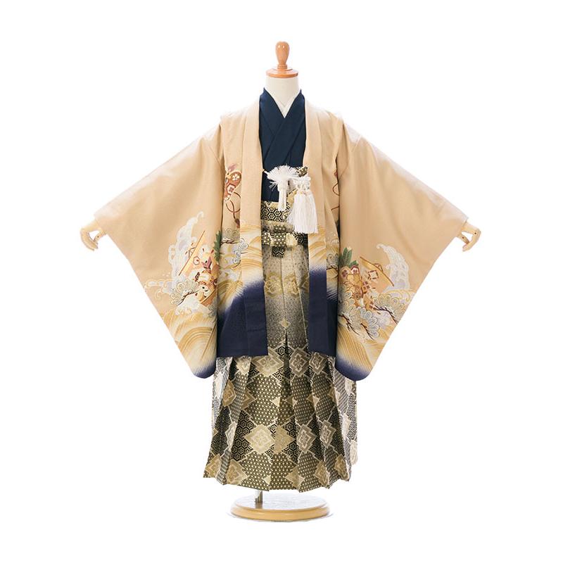 七五三 5歳 男の子 着物レンタル 753 男児 110〜120cm 貸衣装 羽織袴