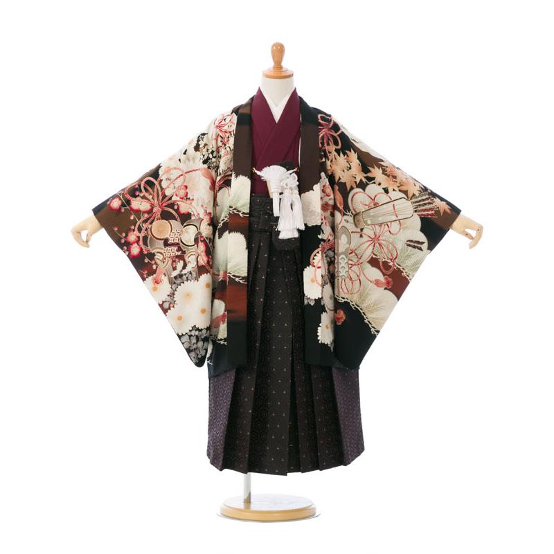 華徒然|ハイクラス|レンタル着物|110〜120cm|5歳男|七五三着物レンタル