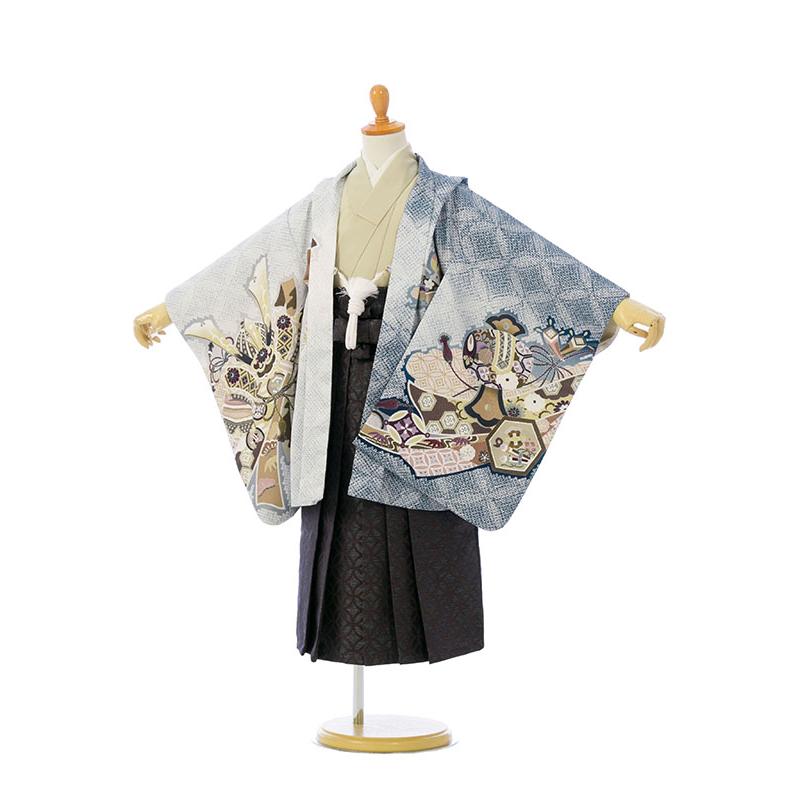 レンタル着物|105〜115cm|5歳男|七五三着物レンタルフルセット(青系