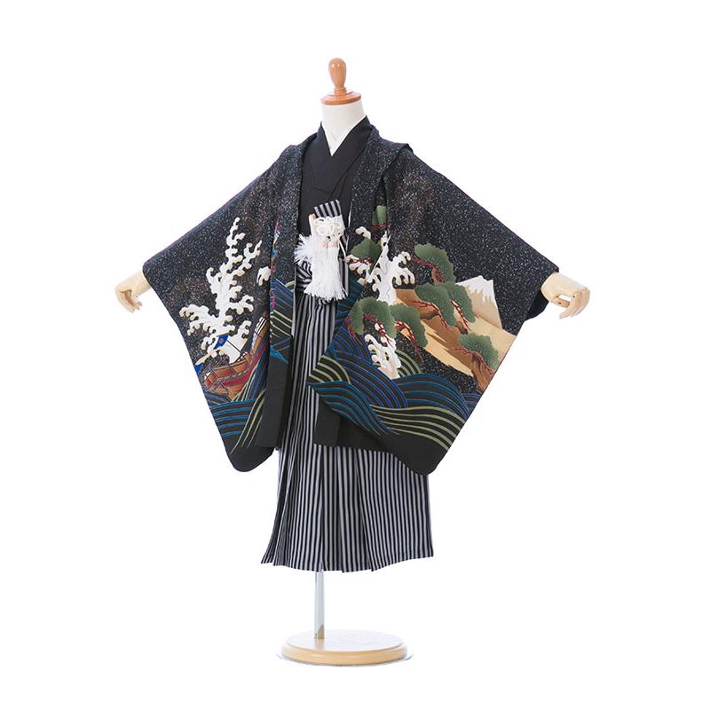 ミニ5歳 男の子 龍柄の七五三着物レンタルフルセット 黒系 男の子 五歳 5 670 Hao5670 E きものレンタル Yahoo 店 通販 Yahoo ショッピング