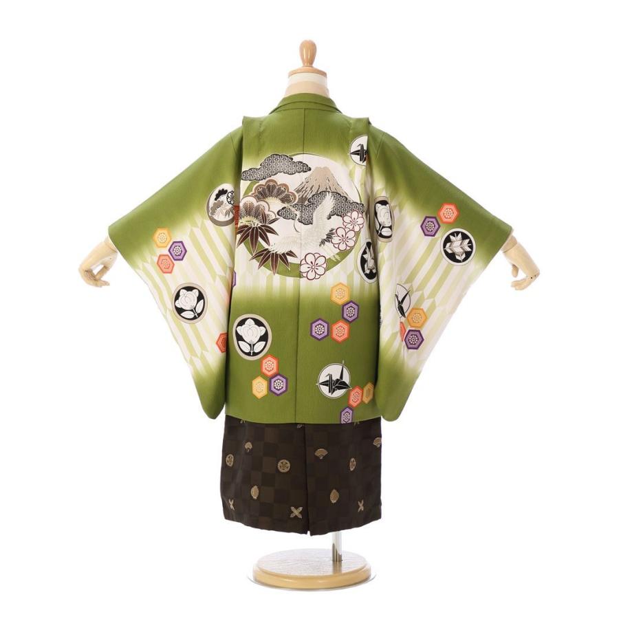 乙葉 七五三 5歳 男の子 ｜七五三着物レンタルフルセット（抹茶系