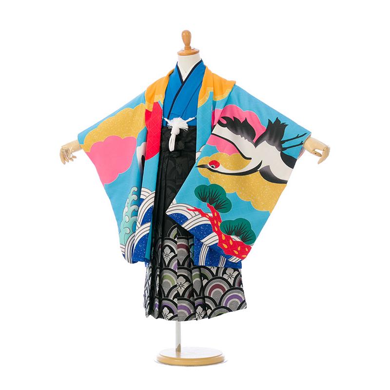 七五三 5歳 男の子 着物 5歳 753 男 着物 送料無料 フルセットレンタル