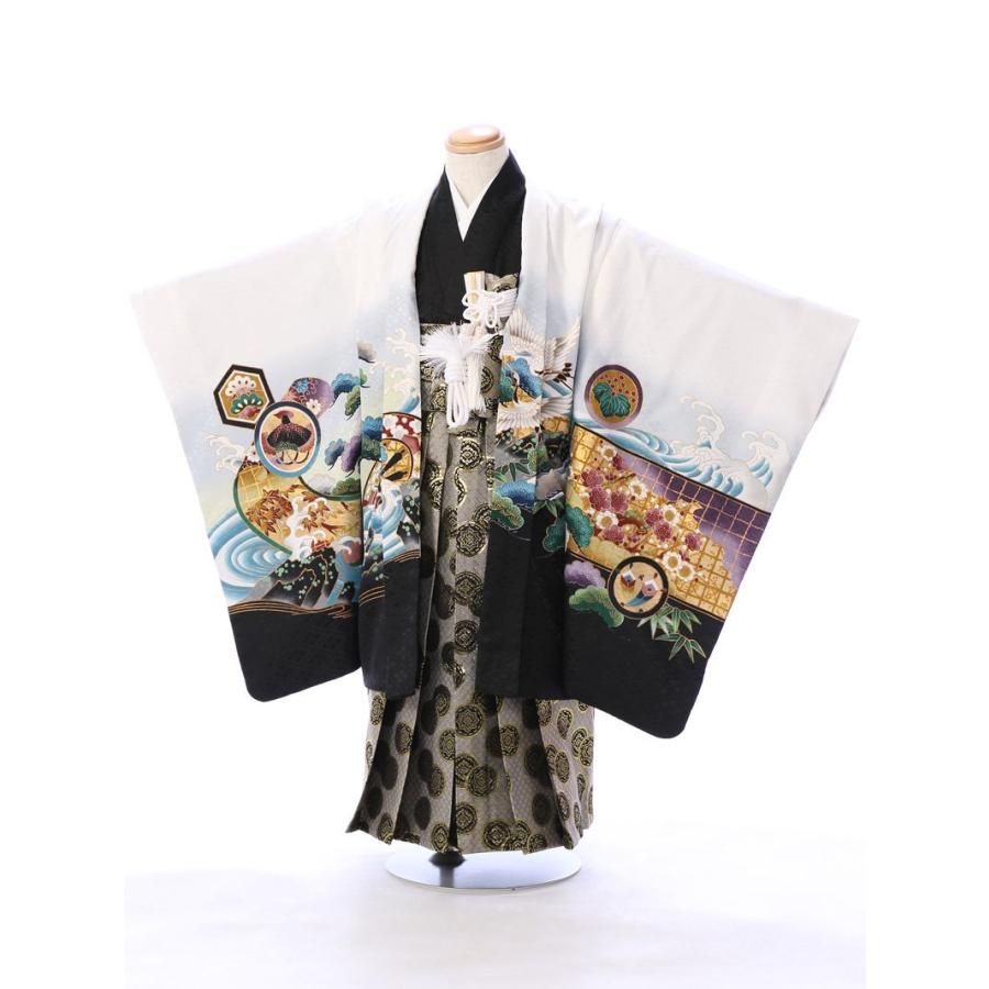 七五三 5歳 男の子 着物 5歳 753 男 着物 送料無料 フルセットレンタル