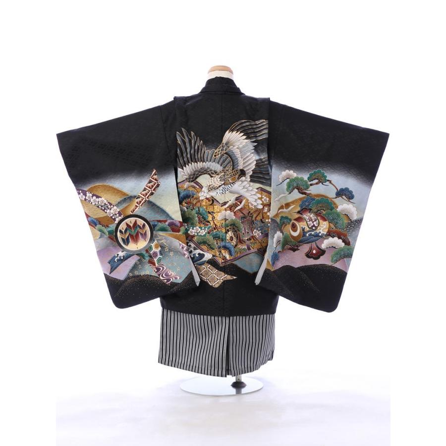 七五三 5歳 男の子 着物 5歳 753 男 着物 送料無料 フルセットレンタル